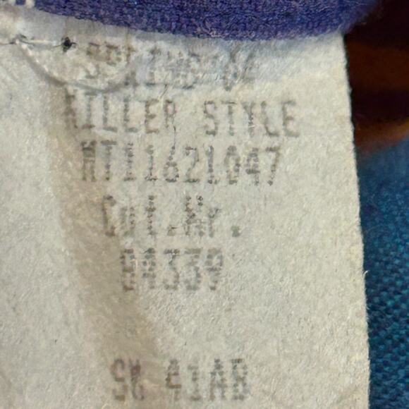 Cinch Vintage Shirt Mens Large Short Sleeve Button Down Pastel Plaid y2k - Picture 10 of 12